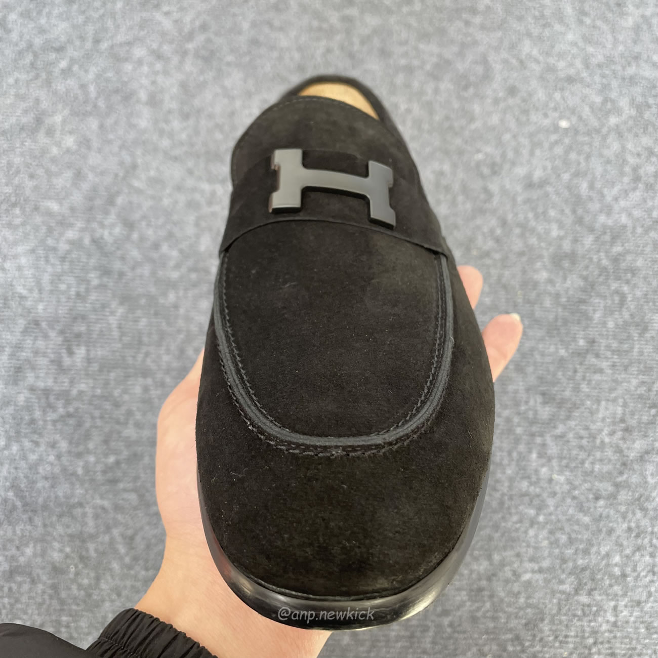 Hermès H Paris Loafer Suede (2) - newkick.vip